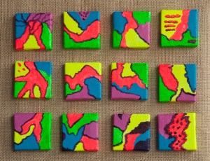 JJ BD neon mini-paintings 20140528